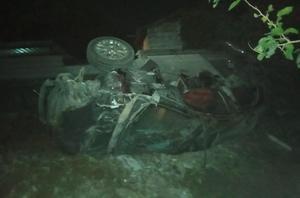 Aydın'da şarampole devrilen otomobildeki 3 kişi yaralandı