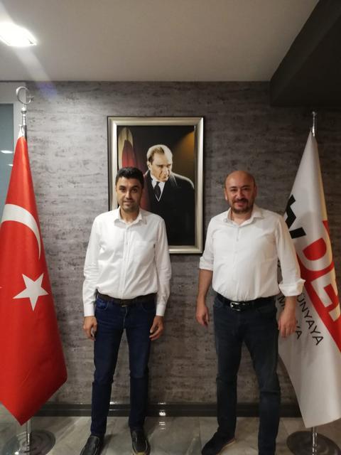 Gazeteci Emin Aydın, Aydın Ticaret Odası Başkanı Hakan Ülken