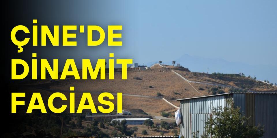 Çine'de dinamit faciası