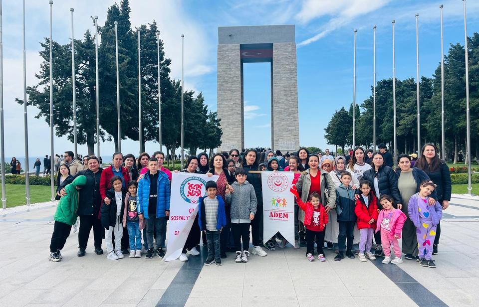 Çineli kadınlar ve çocuklar Çanakkale ruhunu ilk kez tattı