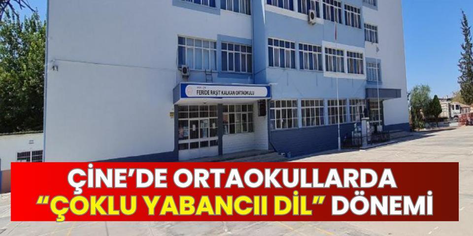 Çine'de ortaokullarda "Çoklu yabancı dil" dönemi