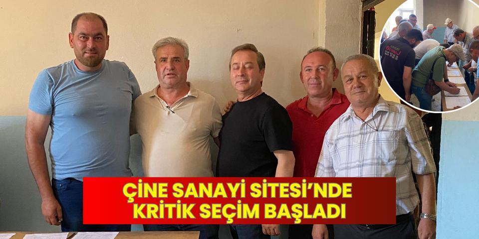 Çine Sanayi Sitesi’nde kritik seçim başladı