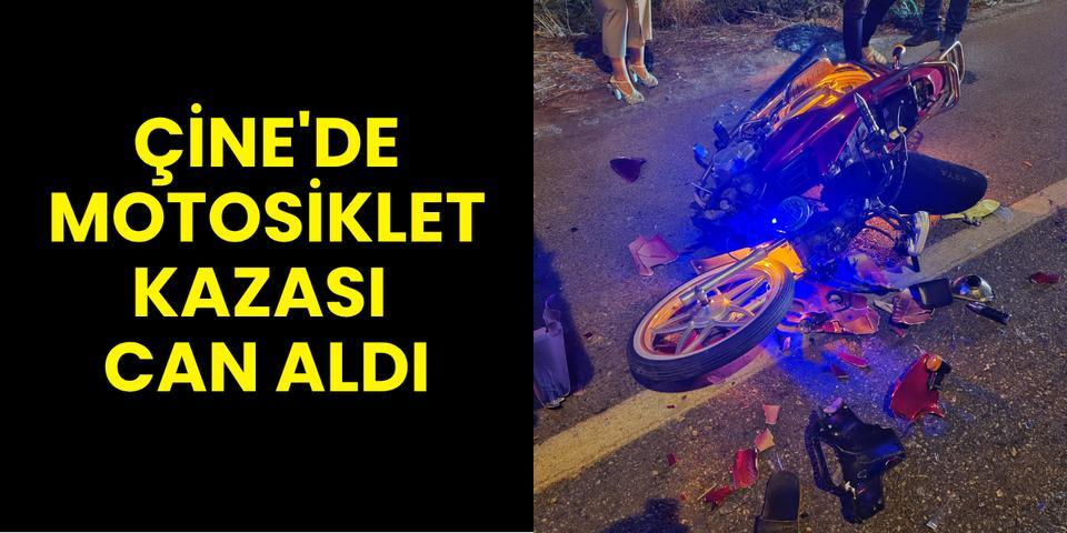 Çine'de motosiklet kazası can aldı
