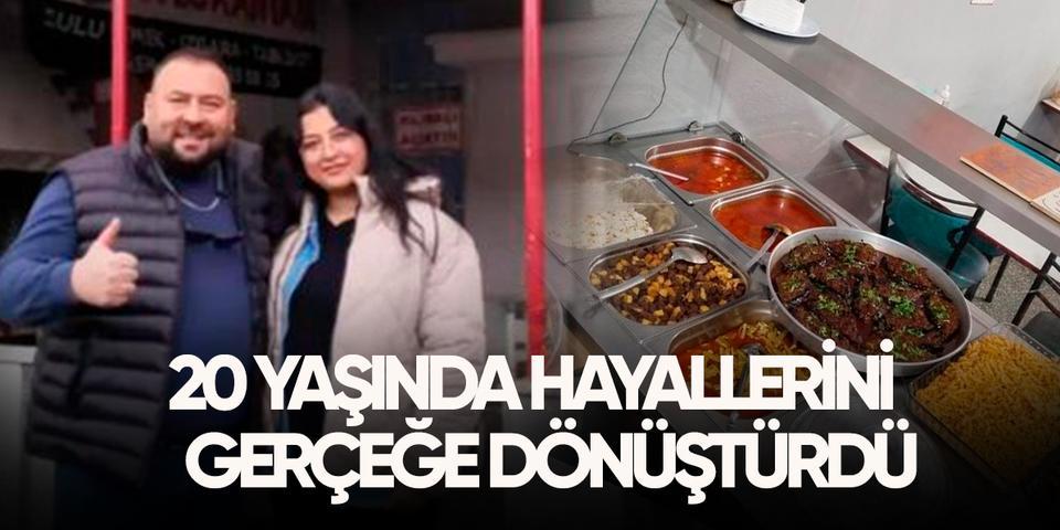 20 yaşında hayallerini gerçeğe dönüştürdü