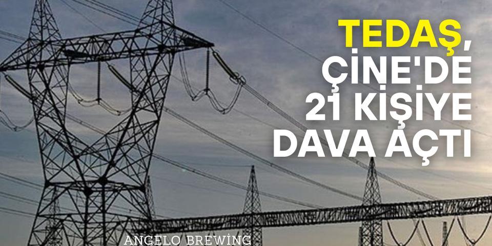 TEDAŞ, Çine'de 21 kişiye dava açtı