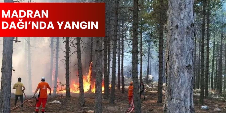 Madran Dağı’nda yangın