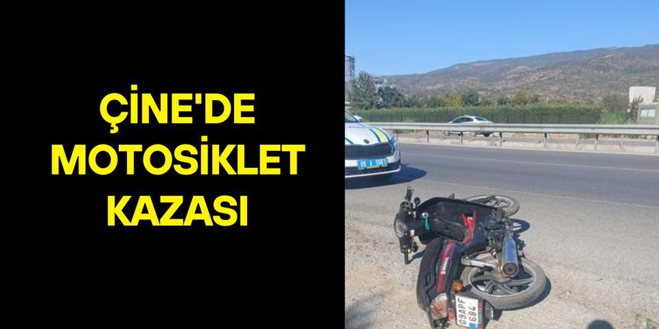 Çine'de motosiklet kazası