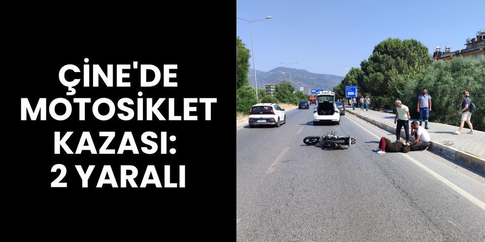 Çine'de motosiklet kazası: 2 yaralı