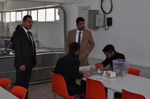 Aydın Adnan Menderes Üniversitesi (ADÜ) Rektörü Prof. Dr. Osman Selçuk Aldemir, Çine Meslek Yüksekokulunu ziyaret etti.