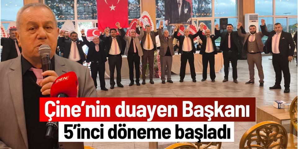 Çine’nin duayen Başkanı 5’inci döneme başladı