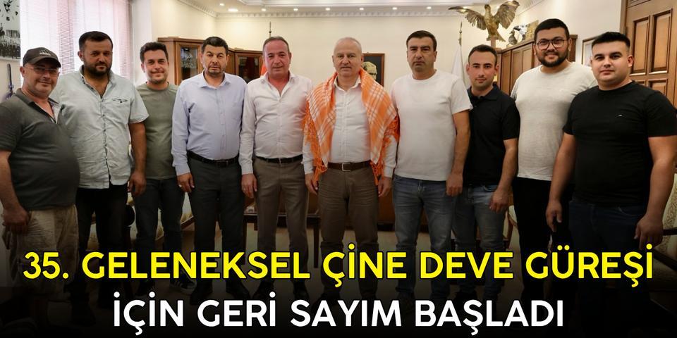 35. Geleneksel Çine Deve Güreşi için geri sayım başladı