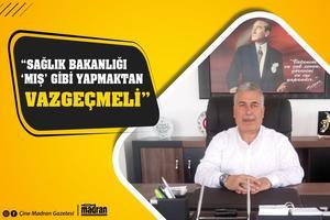 Türkiye Kamu Sen Aydın İl Temsilcisi Ahmet Bozkurt, “Bakanlık ‘MIŞ’ gibi yapmaktan vazgeçmeli, maaşlarda makul bir iyileştirme yapmalıdır” dedi.