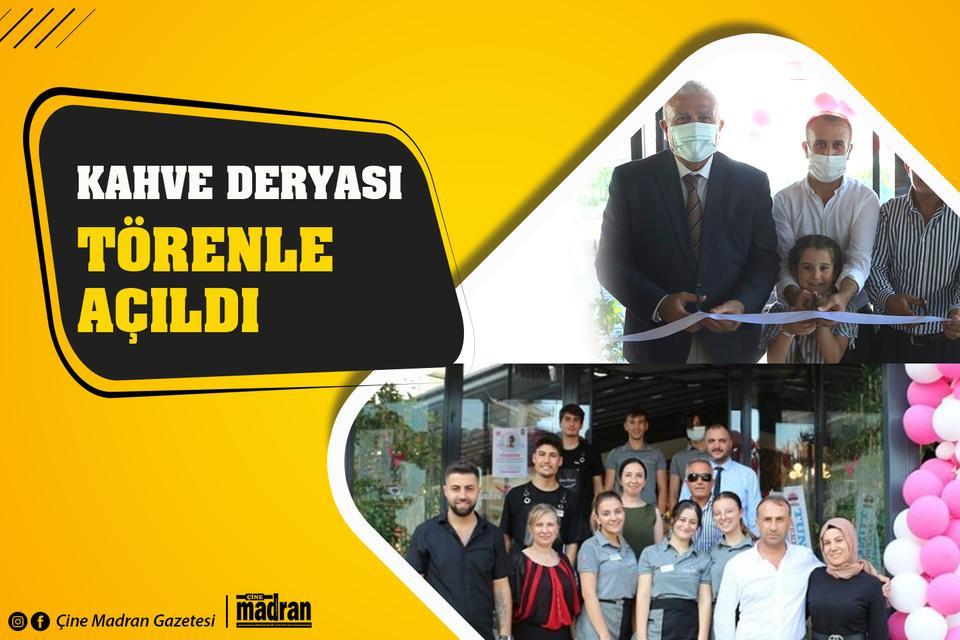 Aydın’da hizmet vermeye başlayan Kahve Deryası işletmesi, açıldı. Açılış kurdelesini de Efeler Belediye Başkanı Mehmet Fatih Atay kesti.